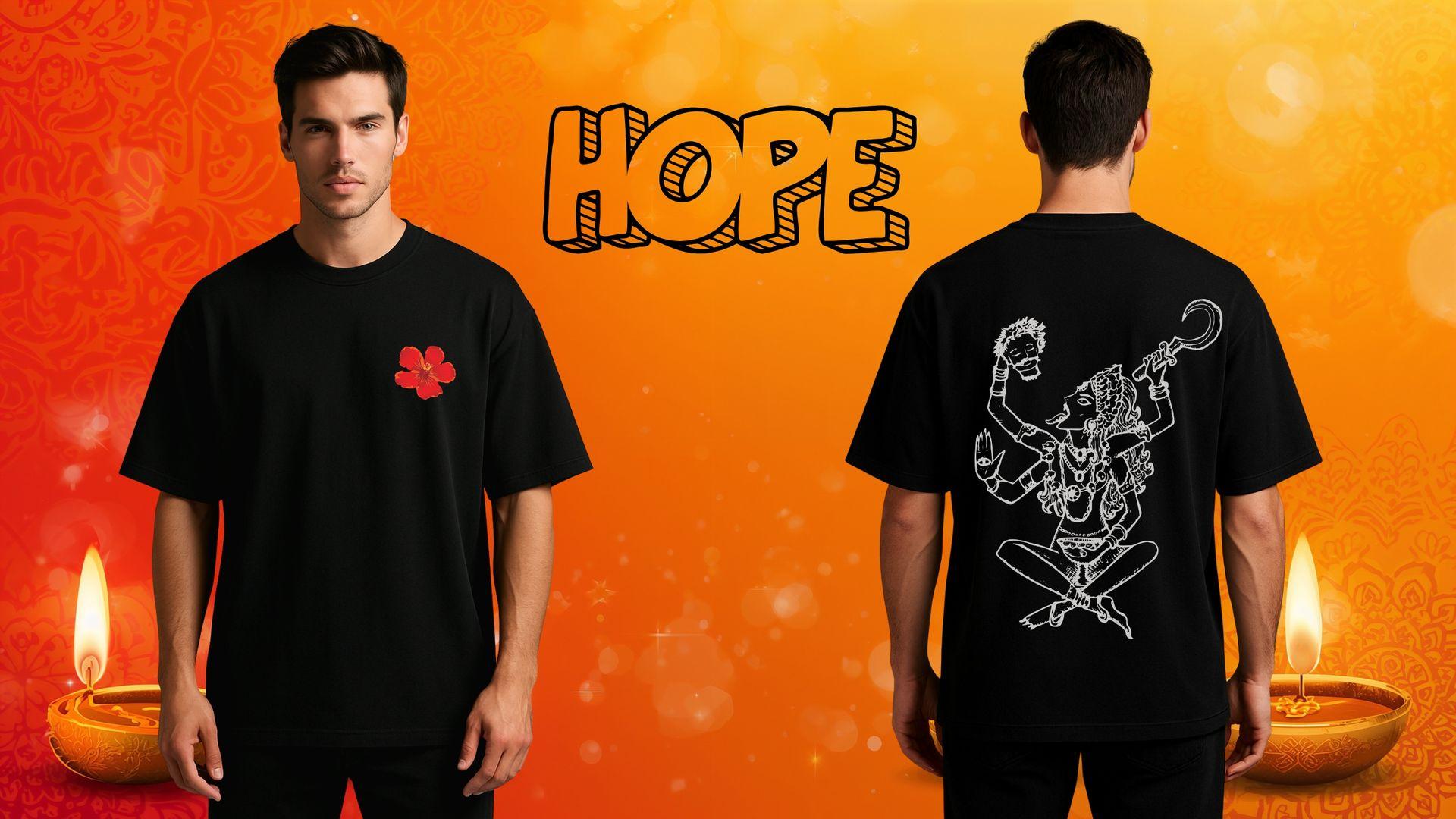 bengali graphic oversized tshirt