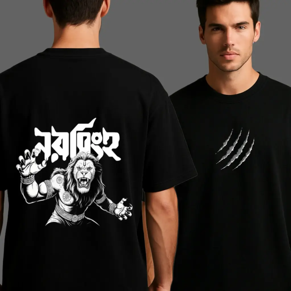 Narshimha Oversized Men Tshirt