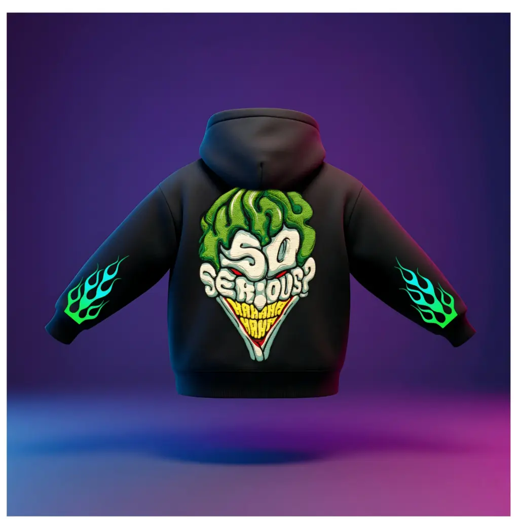 Why So Serious 100% Cotton Premium Hoodie
